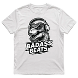 Badass Beats Kids White T-shirt