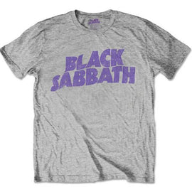 Black Sabbath Kids Grey T-Shirt - Black Sabbath Purple Logo