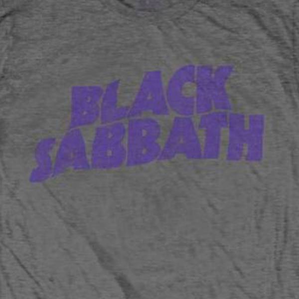 T-shirt Black Sabbath Logo - Tee Band Rock Classique - Couleur Noir - Taille Regular - 100% Coton