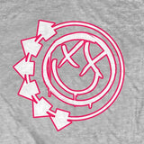 Blink 182 Kids T-Shirt - Six Arrow Smiley - Grey