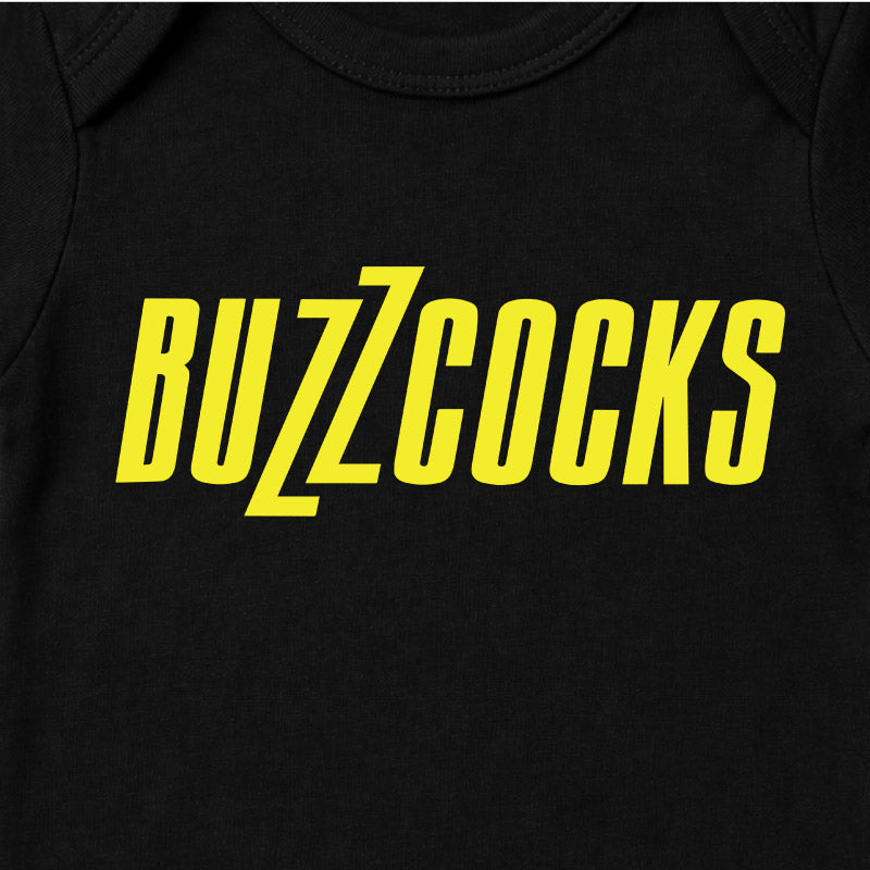 Buzzcocks Babygrow – Classic Yellow Logo