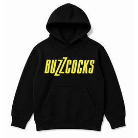 Buzzcocks Kids Hoodie – Classic Yellow Logo - Black