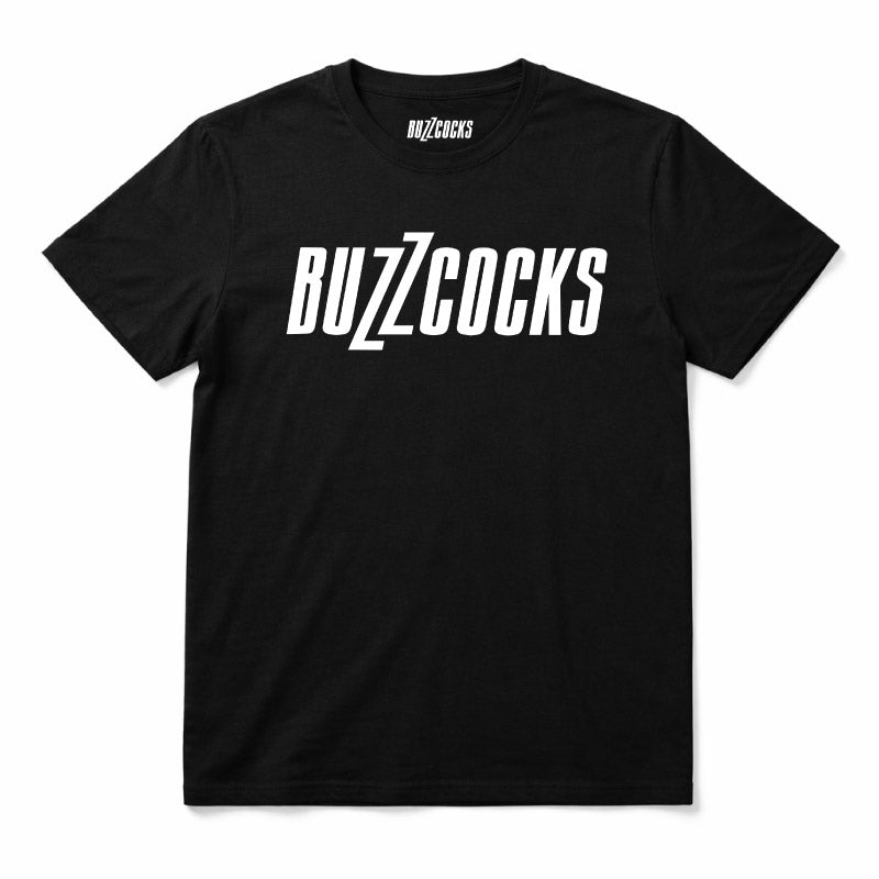 Buzzcocks Kids T-Shirt – Classic White Logo - Black