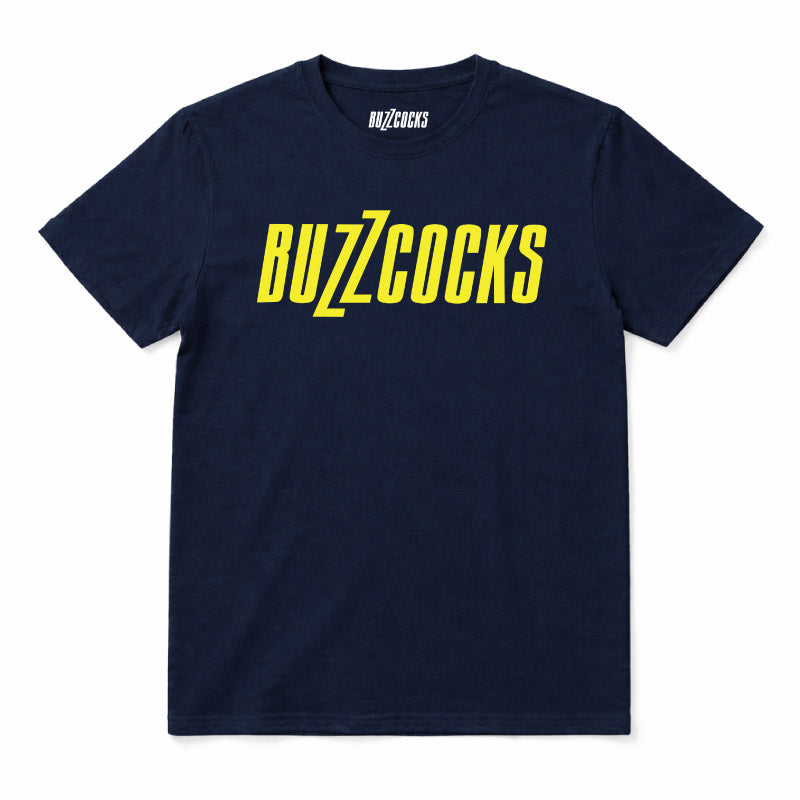 Buzzcocks Kids T-Shirt – Classic Yellow Logo - Navy