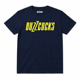 Buzzcocks Kids T-Shirt – Classic Yellow Logo - Navy