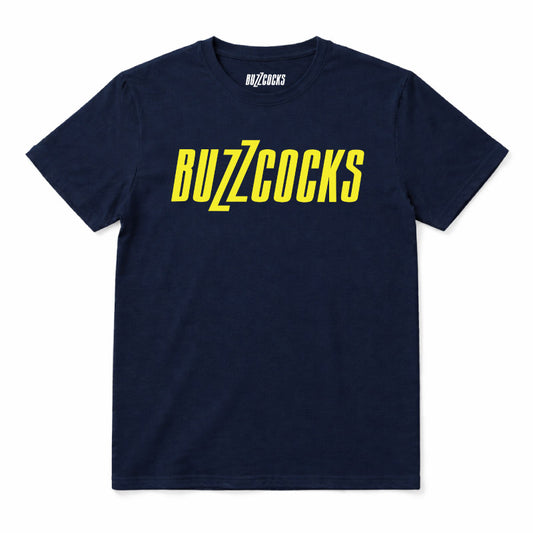 Buzzcocks Kids T-Shirt – Classic Yellow Logo - Navy