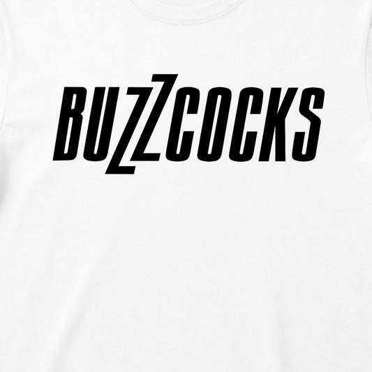Buzzcocks Kids T-Shirt – Classic Black Logo - White