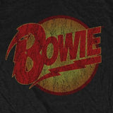 David Bowie Adult T-Shirt - Diamond Dogs Artwork - Black
