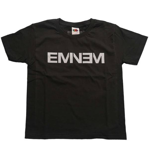 Eminem Kids Black T-Shirt - Eminem Logo