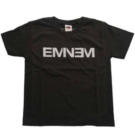 Eminem Kids Black T-Shirt - Eminem Logo