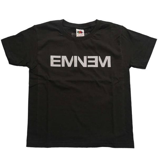 Eminem Kids Black T-Shirt - Eminem Logo