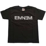 Eminem Kids Black T-Shirt - Eminem Logo