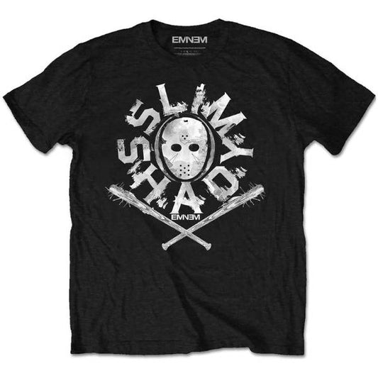Eminem Kids Black T-Shirt - Slim Shady Mask
