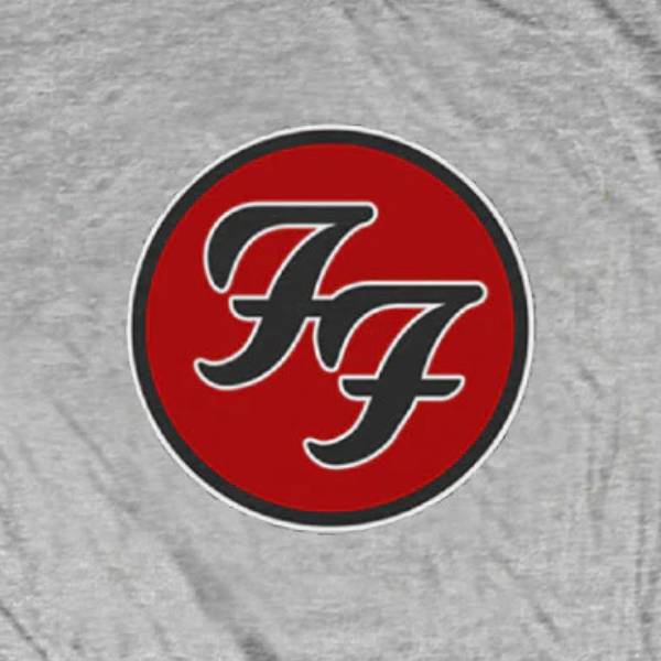 Foo Fighters Kids T-Shirt - Foo Fighters FF Logo - Grey