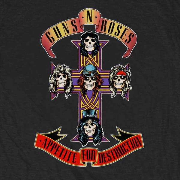 Guns 'n' Roses Kids T-Shirt - Appetite For Destruction Album Artwork