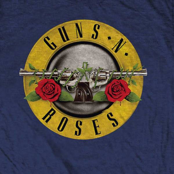 Guns 'n' Roses Kids Blue T-Shirt - Classic Guns N Roses Logo