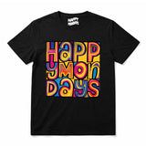 Happy Mondays Kids Black T-shirt. Kids T-Shirt with Happy Mondays Greatest Hits Artwork