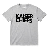 Kaiser Chiefs Kids T-shirt with Kaiser Chiefs logo printed in black on a plain grey t-shirt