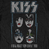 KISS Adult T-Shirt - I Was Made For Lovin You