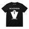 Madness Classic M Logo Kids T-shirt. White Madness Logo on a Black T-Shirt
