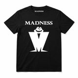 Madness Classic M Logo Kids T-shirt. White Madness Logo on a Black T-Shirt