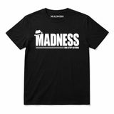 Madness One Step Beyond Kids T-shirt. White Madness Logo on a Black T-Shirt