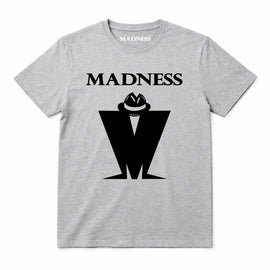 Madness Classic M Logo Kids T-shirt. Black Madness Logo on a Grey T-Shirt