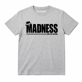 Madness One Step Beyond Kids T-shirt.  Black Madness Logo on a Grey T-Shirt