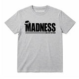Madness One Step Beyond Kids T-shirt.  Black Madness Logo on a Grey T-Shirt