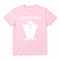 Madness Classic M Logo Kids T-shirt. White Madness Logo on a Pink T-Shirt