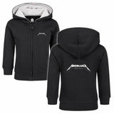 Metallica Kids Hoodie - White Metallica Logo