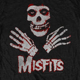 Misfits Adult T-Shirt - Crimson Ghost Hands