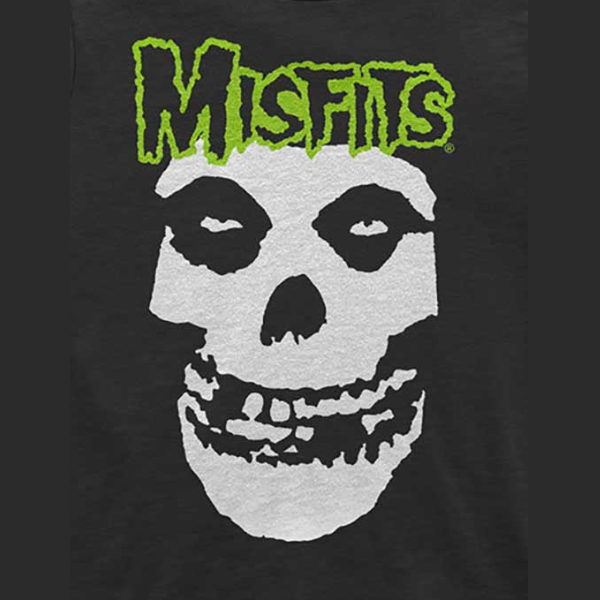Misfits Babygrow - Misfits Skull and Green Logo