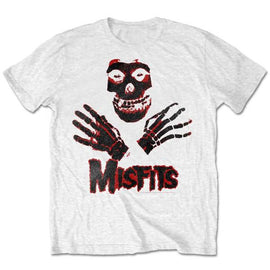 Misfits Punk Kids White T-Shirt - Crimson Ghost Hands