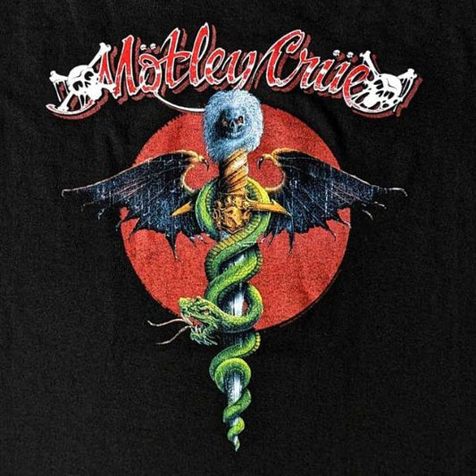 Motley Crue Kids T-Shirt - Dr Feelgood Red Circle