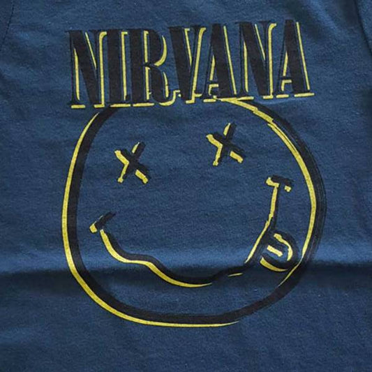 Nirvana Babygrow - Blue Smiley Face