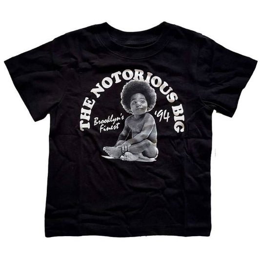 Notorious B.I.G. Kids Black T-Shirt - Brooklyn's Finest 94