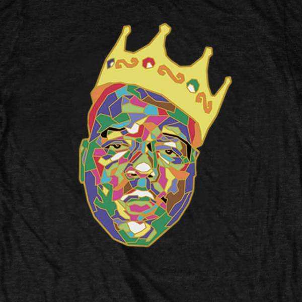 Notorious B.I.G. Kids Black T-Shirt - Biggie Smalls Crown