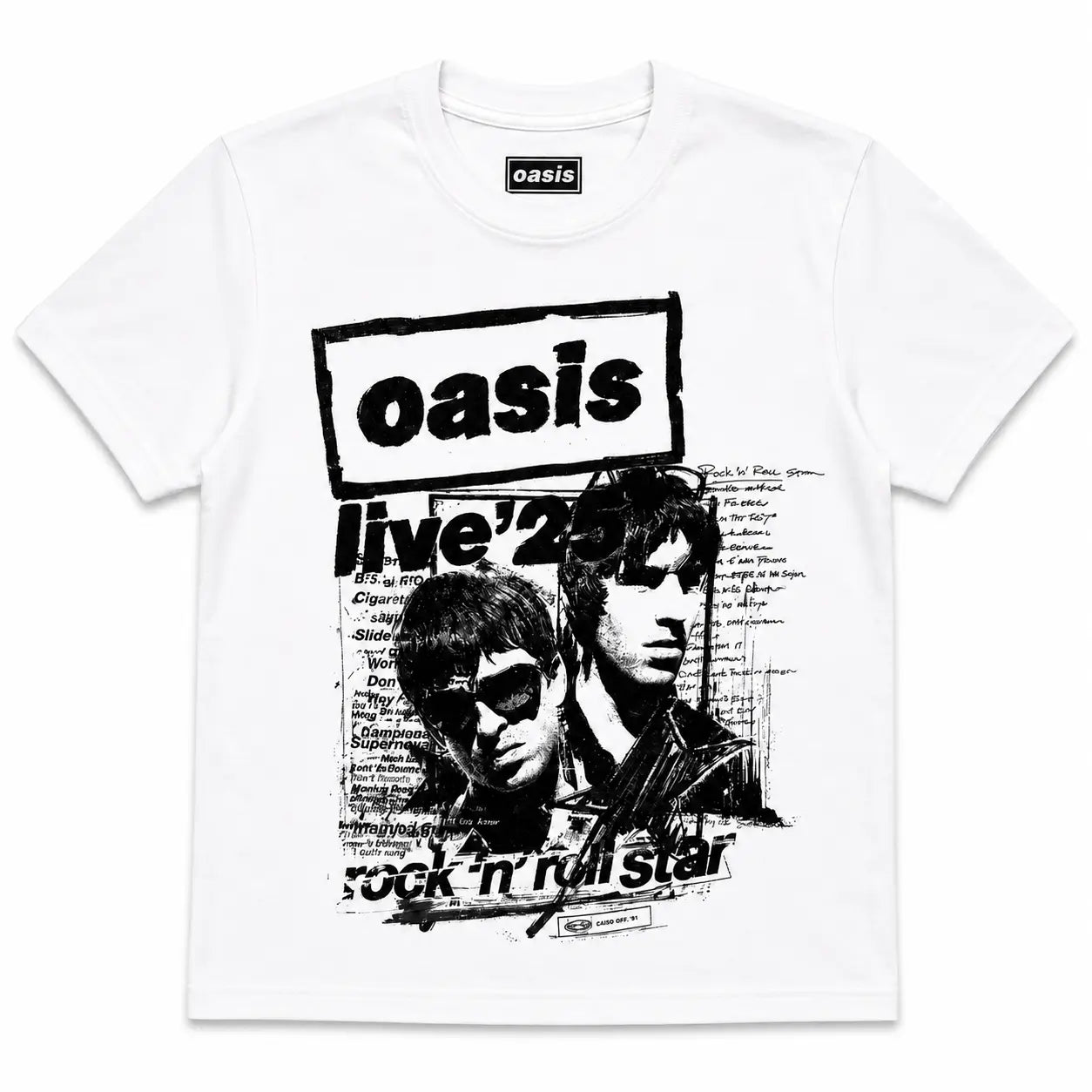 Oasis Kids T-Shirt - Live25 - Rock N Roll Star