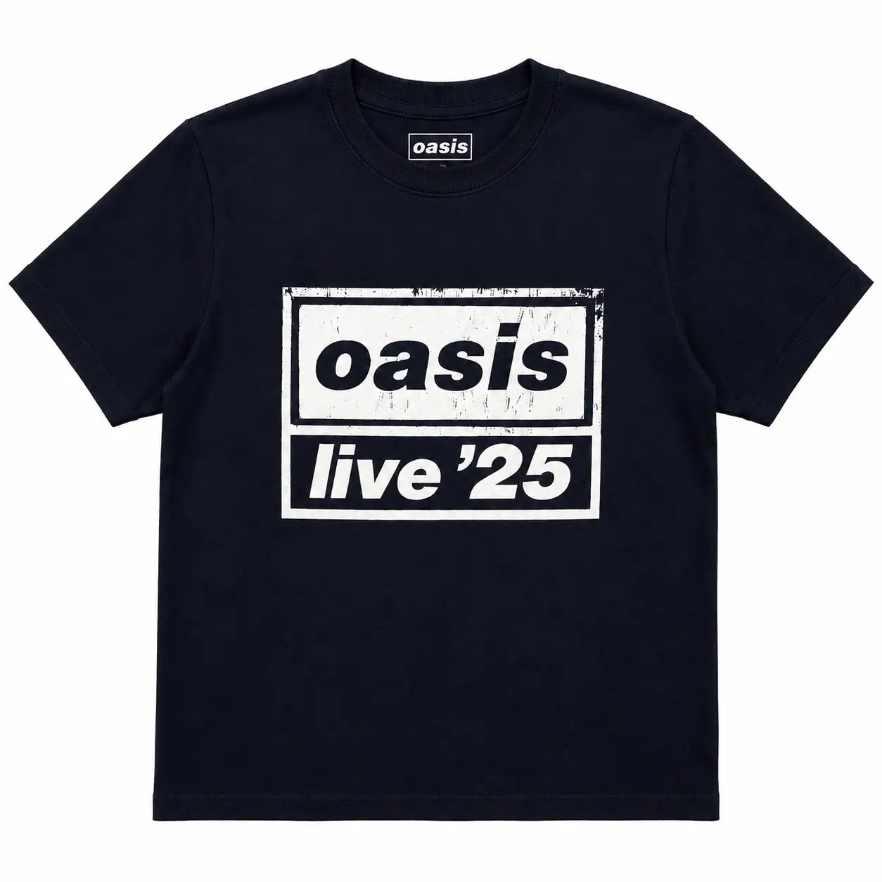 Oasis Kids T-Shirt - Live 25 Black - Officially Licensed