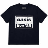 Oasis Kids T-Shirt - Live 25 Black - Officially Licensed