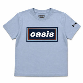 Oasis Kids T-Shirt - Retro 96 Logo - Officially Licensed Ex Tour Merch