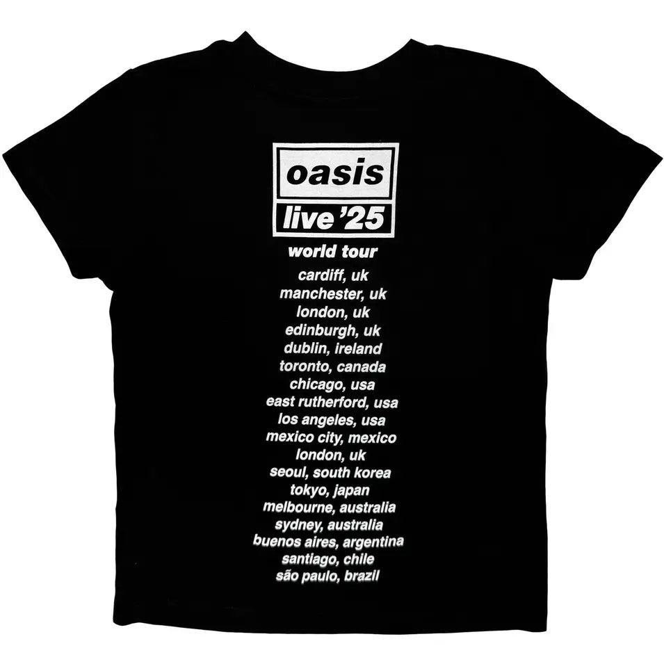 Oasis Kids T-Shirt - Wonderwall - Live 25 - Reverse