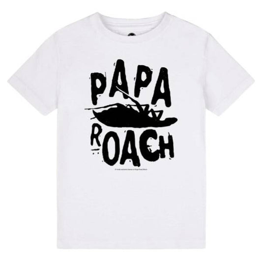 Papa Roach Kids White T-Shirt - Logo