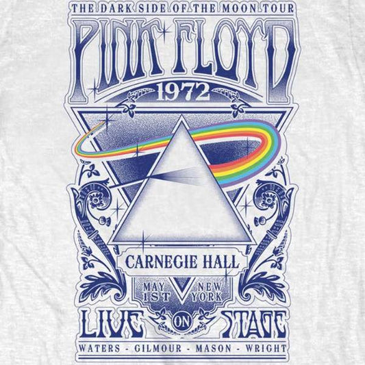 Pink Floyd Kids White T-Shirt - Dark Side Of The Moon Tour 1972Pink Floyd Kids White T-Shirt - Dark Side Of The Moon Tour 1972