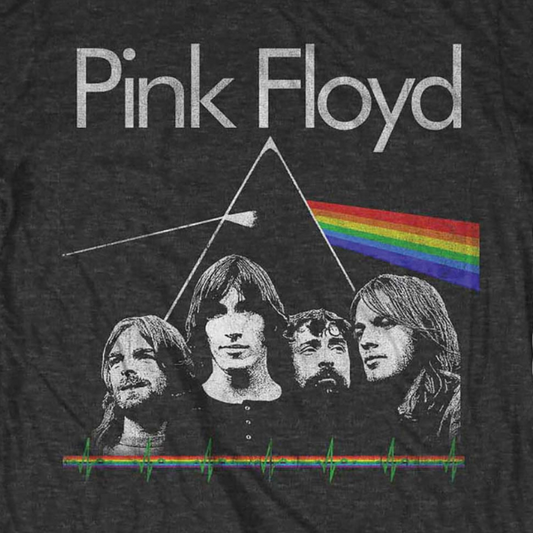 Pink Floyd Kids T-Shirt - Dark Side Of The Moon - Band And Pulse