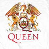 Queen Adult T-Shirt - Classic Queen Crest - White