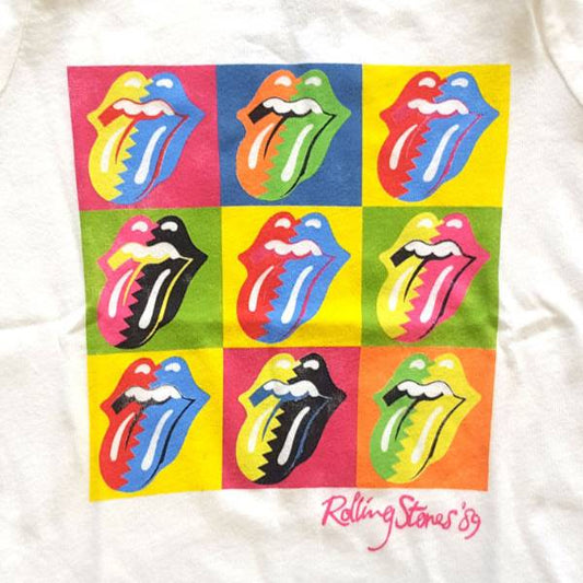 Rolling Stones Babygrow - Multicolour Tongues