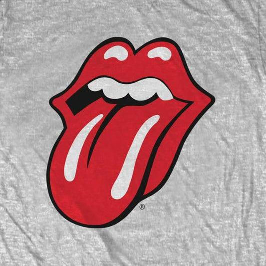Rolling Stones Kids T-Shirt - Classic Rolling Stones Tongue Logo - Grey T-Shirt