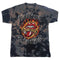 Rolling Stones Kids T-Shirt - Flaming Tattoo - Grey Tie Dye